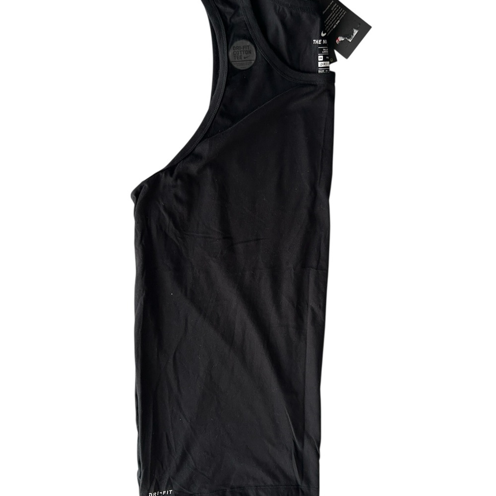 Nike Men's Black Standard Fit Dri-fit Tank Top Tee - Picture 4 of 8